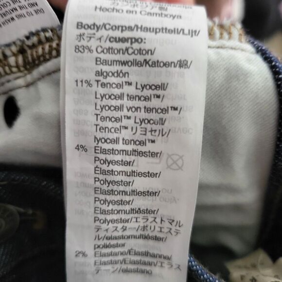 Madewell 9" Mid Rise Skinny Leg Jeans 28TL Womens Dark Wash Pockets - Picture 8 of 8